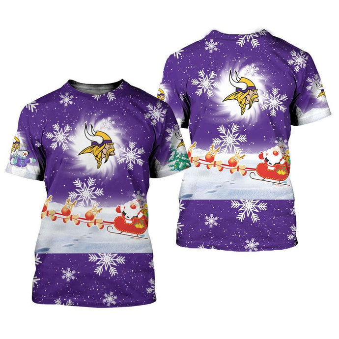 Minnesota Vikings Cool Christmas T-Shirt