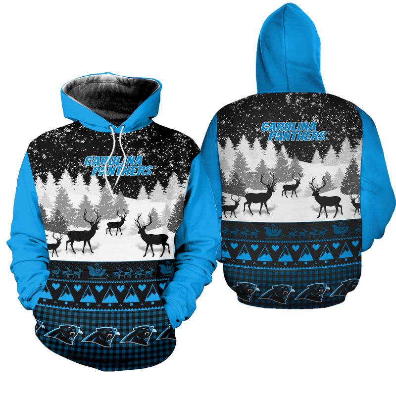 Carolina Panthers Casual Christmas Hoodie