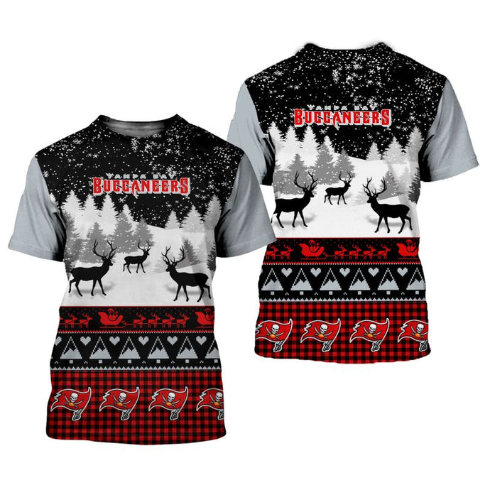 Tampa Bay Buccaneers Casual Christmas T-Shirt