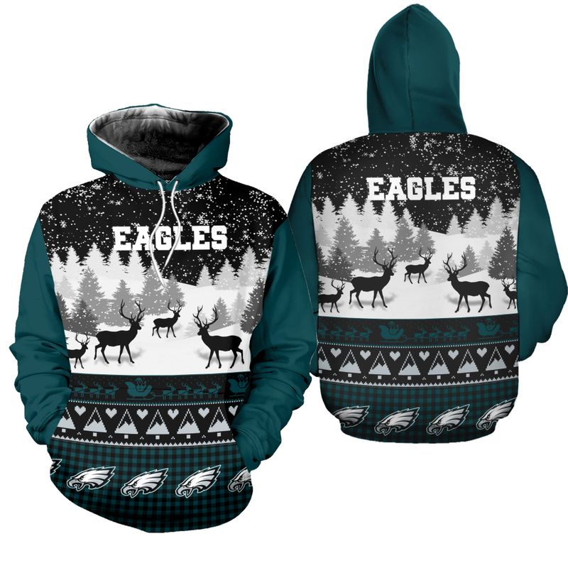 Philadelphia Eagles Casual Christmas Hoodie