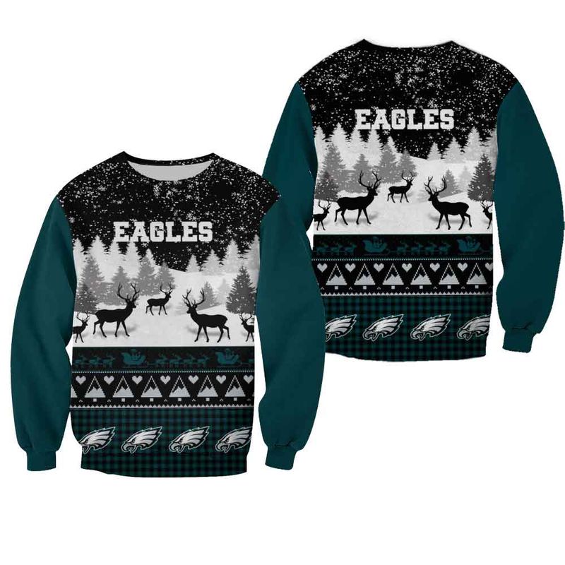 Philadelphia Eagles Casual Christmas Sweatshirt