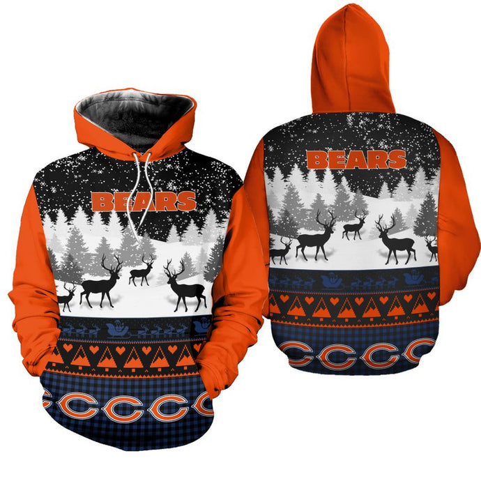 Chicago Bears Casual Christmas Hoodie