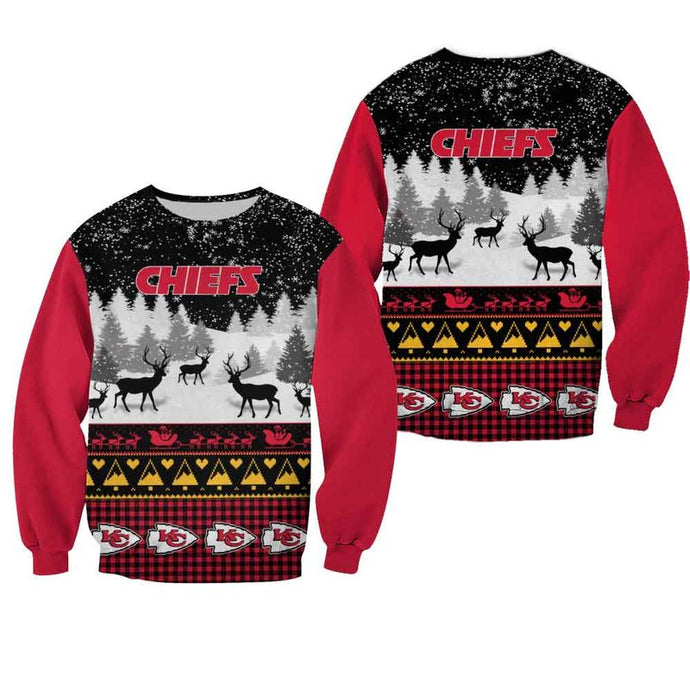 Kansas City Chiefs Casual Christmas Sweatshirt