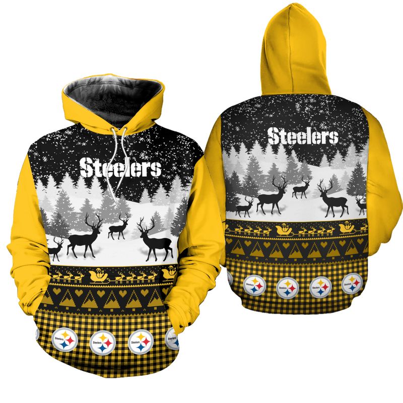 Pittsburgh Steelers Casual Christmas Hoodie