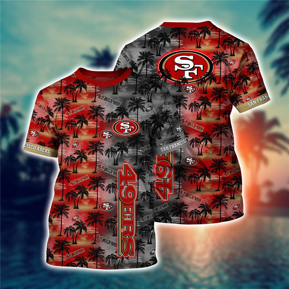 San Francisco 49ers Hawaiian T-Shirt