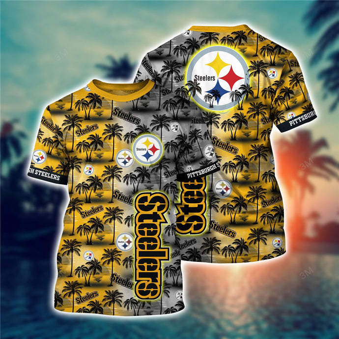 Pittsburgh Steelers Hawaiian T-Shirt