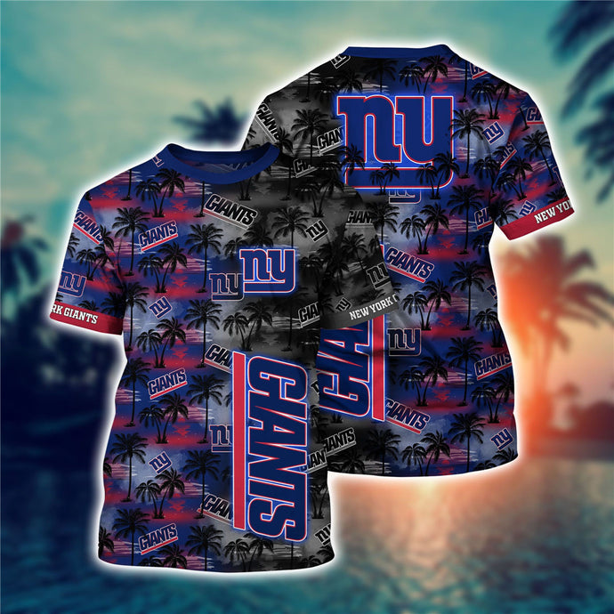New York Giants Hawaiian T-Shirt