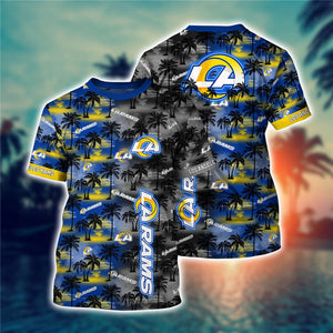 Los Angeles Rams Hawaiian T-Shirt
