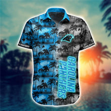 Load image into Gallery viewer, Carolina Panthers Hawaiian Shirt