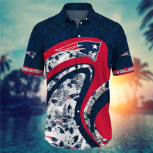 Load image into Gallery viewer, New England Patriots Floral Casual Shirt