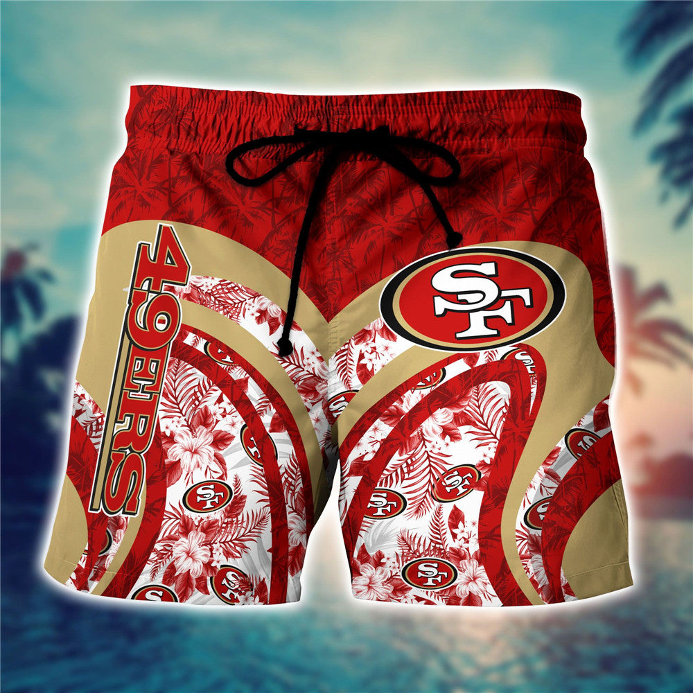 San Francisco 49ers Floral Casual Shorts