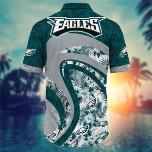 Philadelphia Eagles Floral Casual Shirt