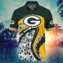 Load image into Gallery viewer, Green Bay Packers Floral Casual Shirt