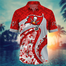 Load image into Gallery viewer, Tampa Bay Buccaneers Floral Summer Shirt