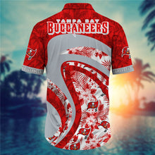 Load image into Gallery viewer, Tampa Bay Buccaneers Floral Summer Shirt
