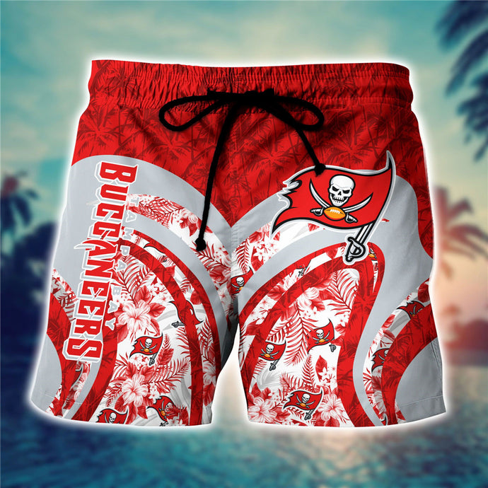 Tampa Bay Buccaneers Floral Summer Shorts