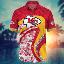 Load image into Gallery viewer, Kansas City Chiefs Floral Casual Shirt