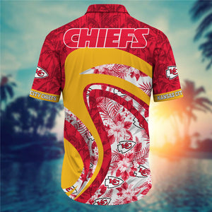 Kansas City Chiefs Floral Casual Shirt