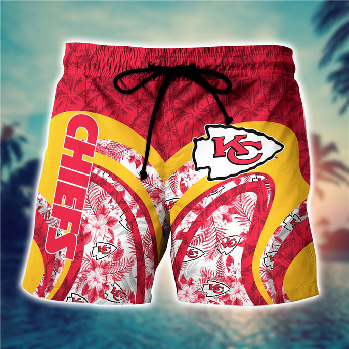 Kansas City Chiefs Floral Casual Shorts