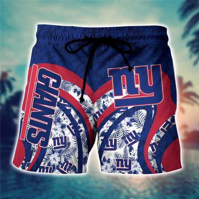 New York Giants Floral Casual Shorts