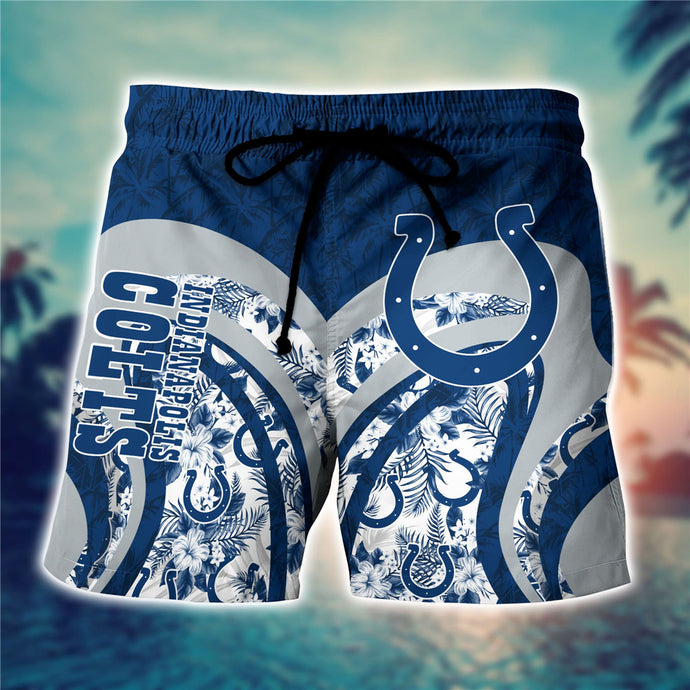 Indianapolis Colts Floral Casual Shorts