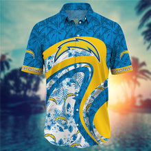 Load image into Gallery viewer, Los Angeles Chargers Floral Casual Shirt