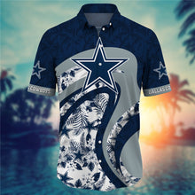 Load image into Gallery viewer, Dallas Cowboys Floral Casual Shirt