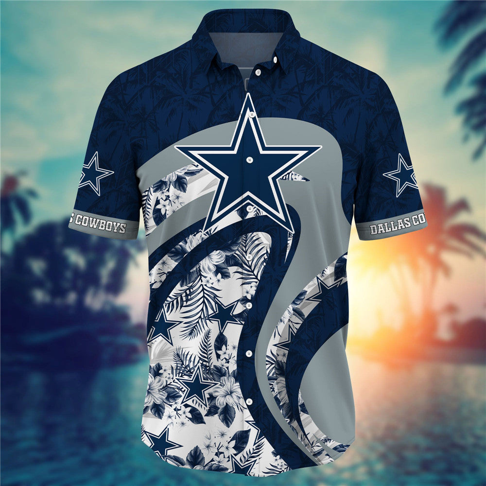 Dallas Cowboys Floral Casual Shirt