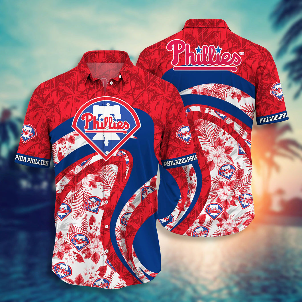 Philadelphia Phillies Floral Casual Shirt