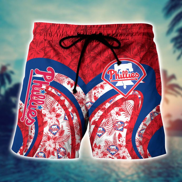 Philadelphia Phillies Floral Casual Shorts