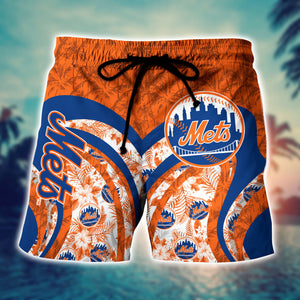 New York Mets Floral Casual Shorts