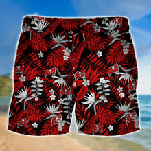 Load image into Gallery viewer, Tampa Bay Buccaneers Coolest Hawaiian Shorts