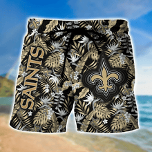 Load image into Gallery viewer, New Orleans Saints Coolest Hawaiian Shorts