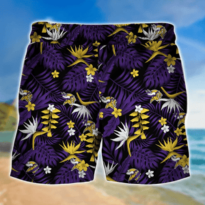 Minnesota Vikings Coolest Hawaiian Shorts