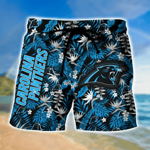 Load image into Gallery viewer, Carolina Panthers Coolest Hawaiian Shorts