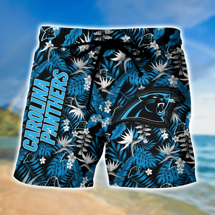 Carolina Panthers Coolest Hawaiian Shorts