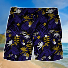 Load image into Gallery viewer, Baltimore Ravens Coolest Hawaiian Shorts
