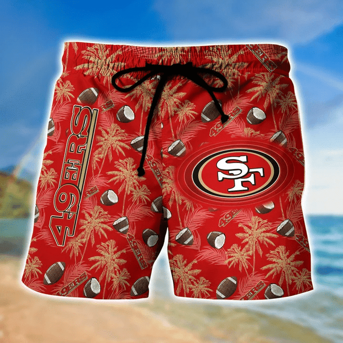 San Francisco 49ers Ultra Cool Hawaiian Shorts