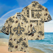 Load image into Gallery viewer, New Orleans Saints Ultra Cool Hawaiian Shirt