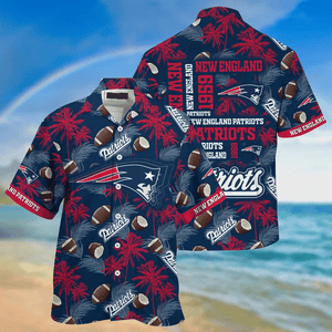 New England Patriots Ultra Cool Hawaiian Shirt