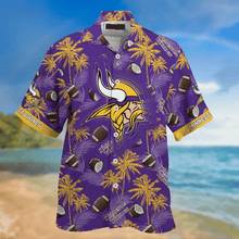 Load image into Gallery viewer, Minnesota Vikings Ultra Cool Hawaiian Shirt