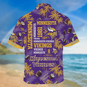 Minnesota Vikings Ultra Cool Hawaiian Shirt