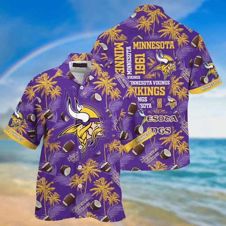 Minnesota Vikings Ultra Cool Hawaiian Shirt