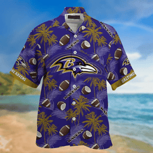 Load image into Gallery viewer, Baltimore Ravens Ultra Cool Hawaiian Shirt