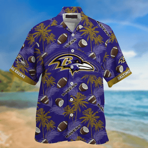 Baltimore Ravens Ultra Cool Hawaiian Shirt