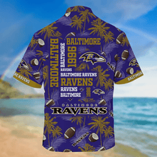 Load image into Gallery viewer, Baltimore Ravens Ultra Cool Hawaiian Shirt