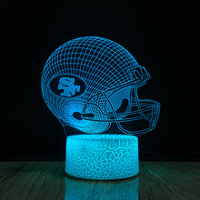 Load image into Gallery viewer, San Francisco 49ers 3D Illusion LED Lamp 1