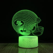 Load image into Gallery viewer, San Francisco 49ers 3D Illusion LED Lamp 1