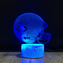 Load image into Gallery viewer, San Francisco 49ers 3D Illusion LED Lamp 1