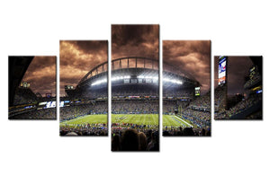 Seattle Seahawk Stadium Wall Canvas 1